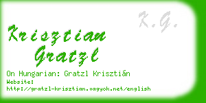 krisztian gratzl business card