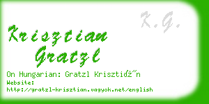 krisztian gratzl business card